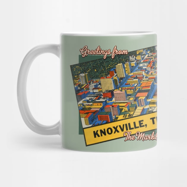 Greetings from Knoxville Tennessee the Marble City by MatchbookGraphics